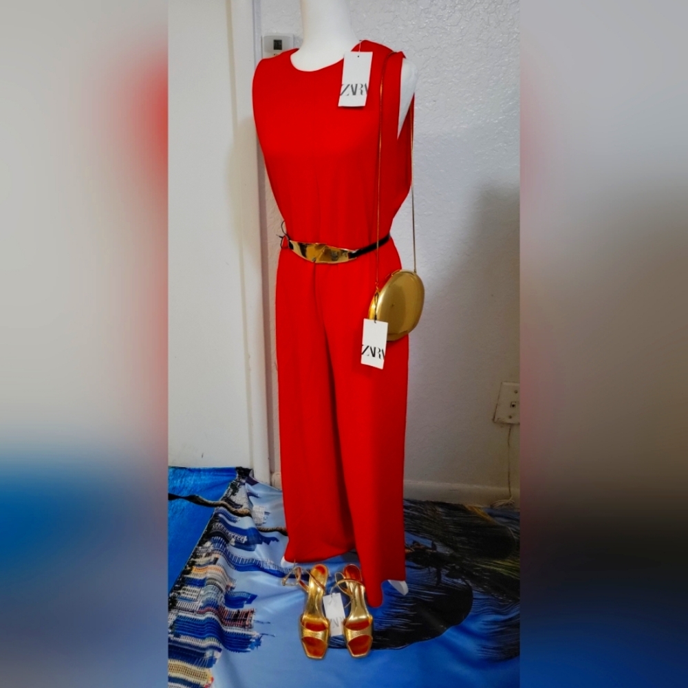 Zara red jumper
